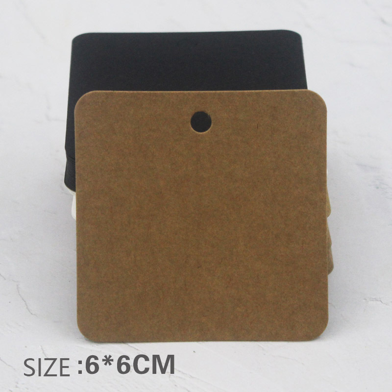 Kraft Soap Label - Etichette quadrate in carta Kraft da