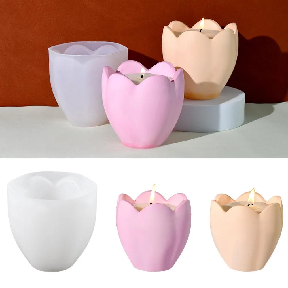 Soap Making Ideas - Portacandele a tulipano Stampi in silicone