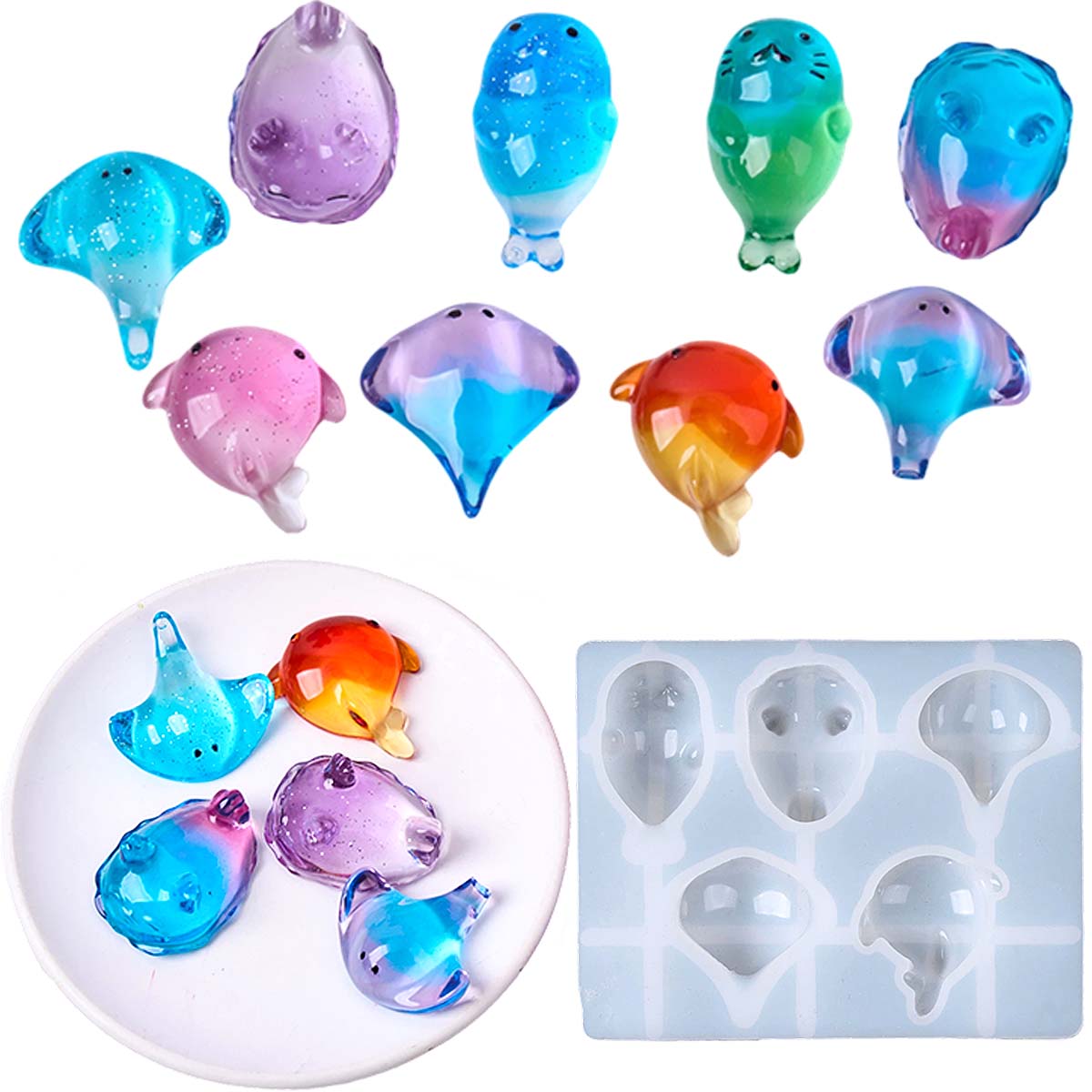Melt Pour Soap Base - Stampo in Silicone 3D a forma