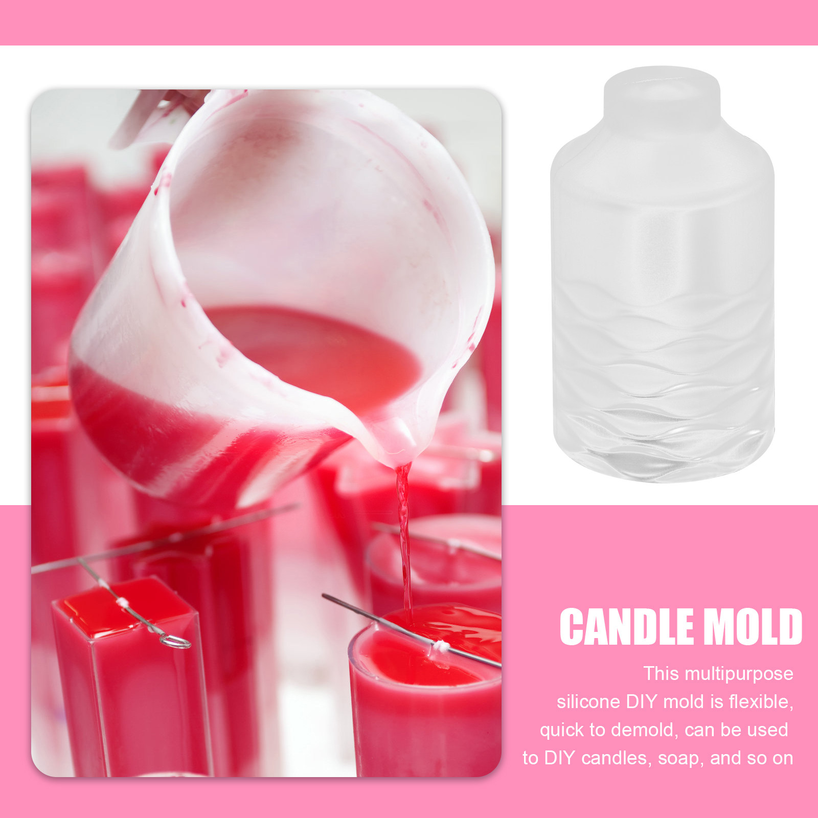 Quick Soap Making - Stampo in Silicone Fai-da-Te a Forma