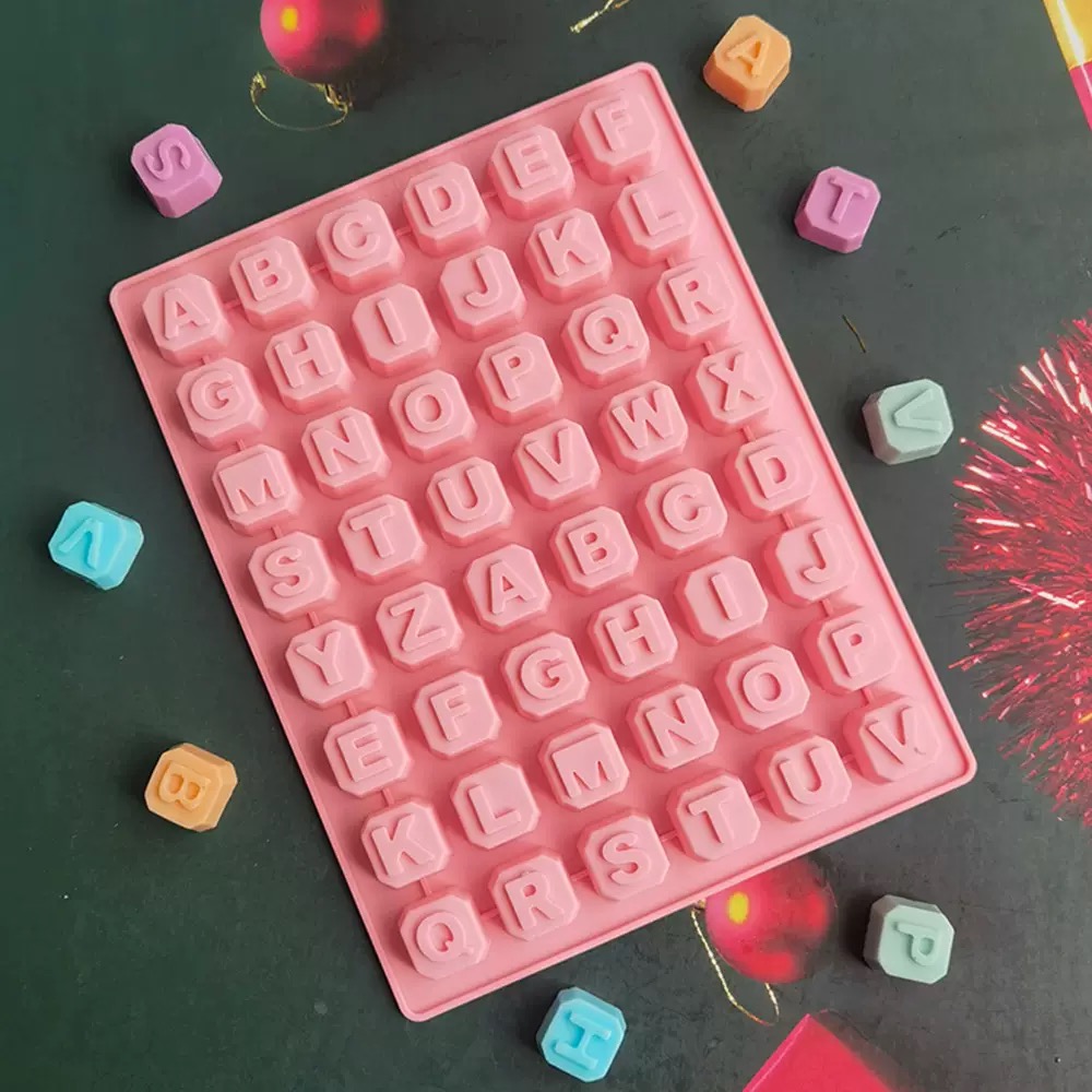 Melt Pour Soap Base - 48 Lettera Enghish Lettera dell'alfabeto Stampo
