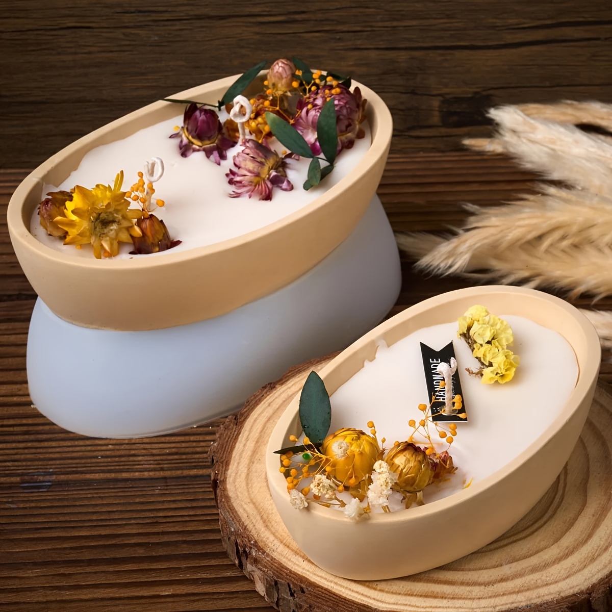 Soap Making Diy - Stampi ovali riutilizzabili - Stampi artigianali