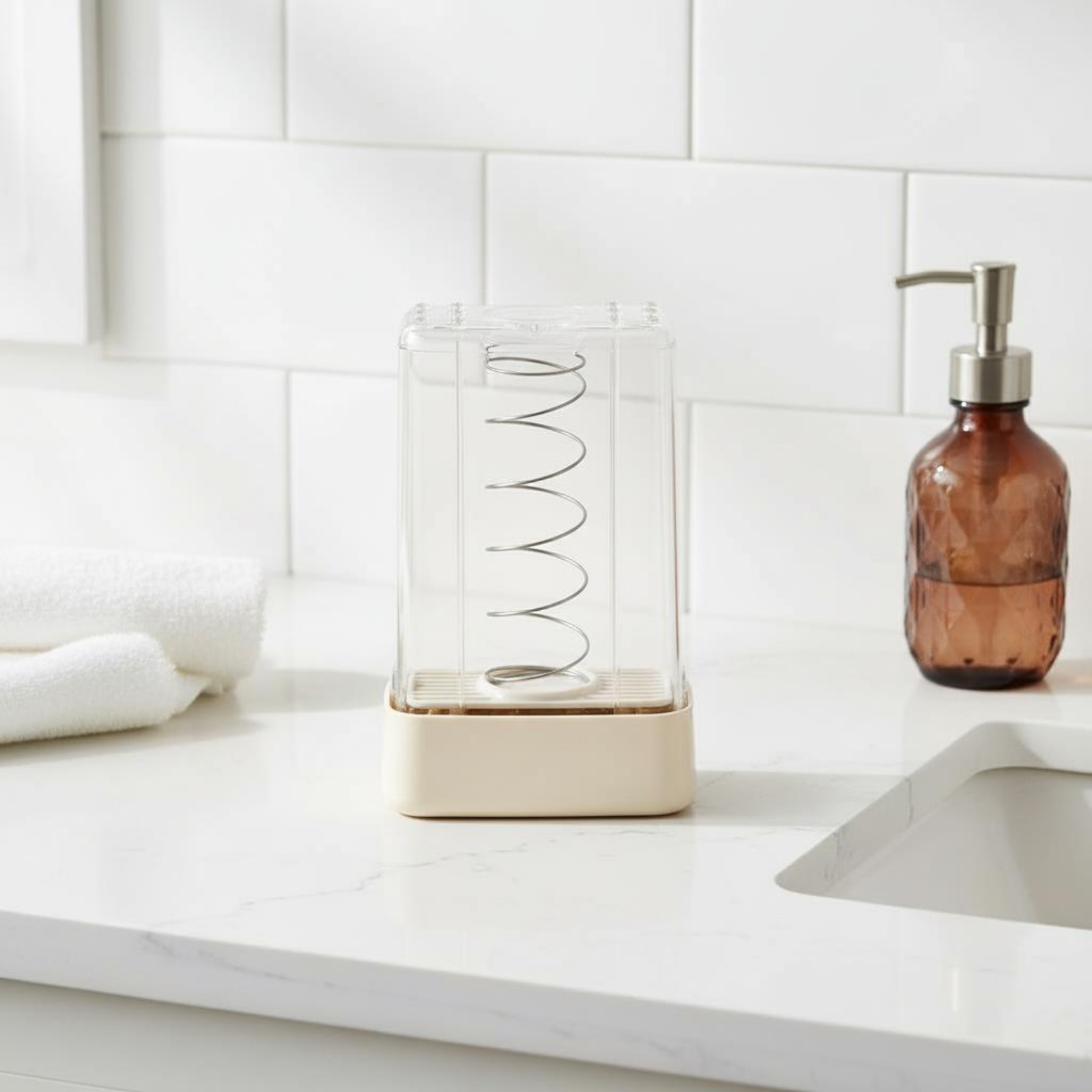 Quick Soap Making - Portasapone con Spazzola per Schiuma, Portasapone