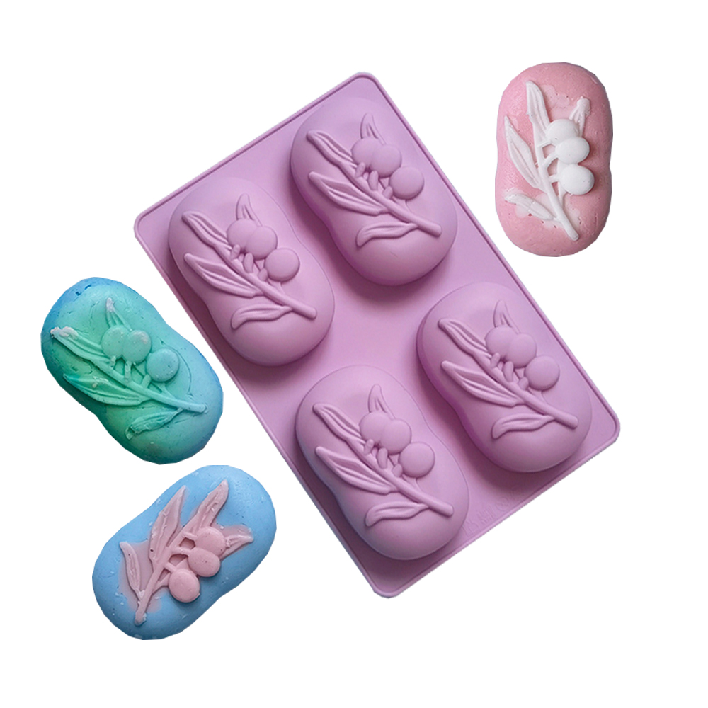 4 cavità ovale albero d'ulivo  - Soap Making Fragrance recensione e prezzo