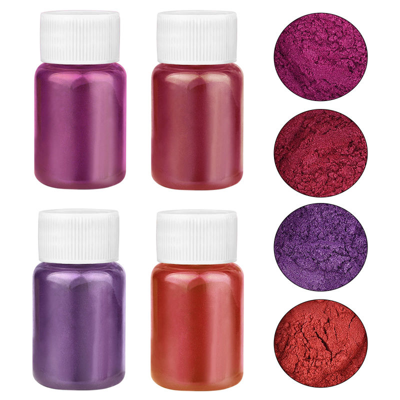Set di 4 Colori di Polvere Per - Mica Powder Colorant recensione e prezzo