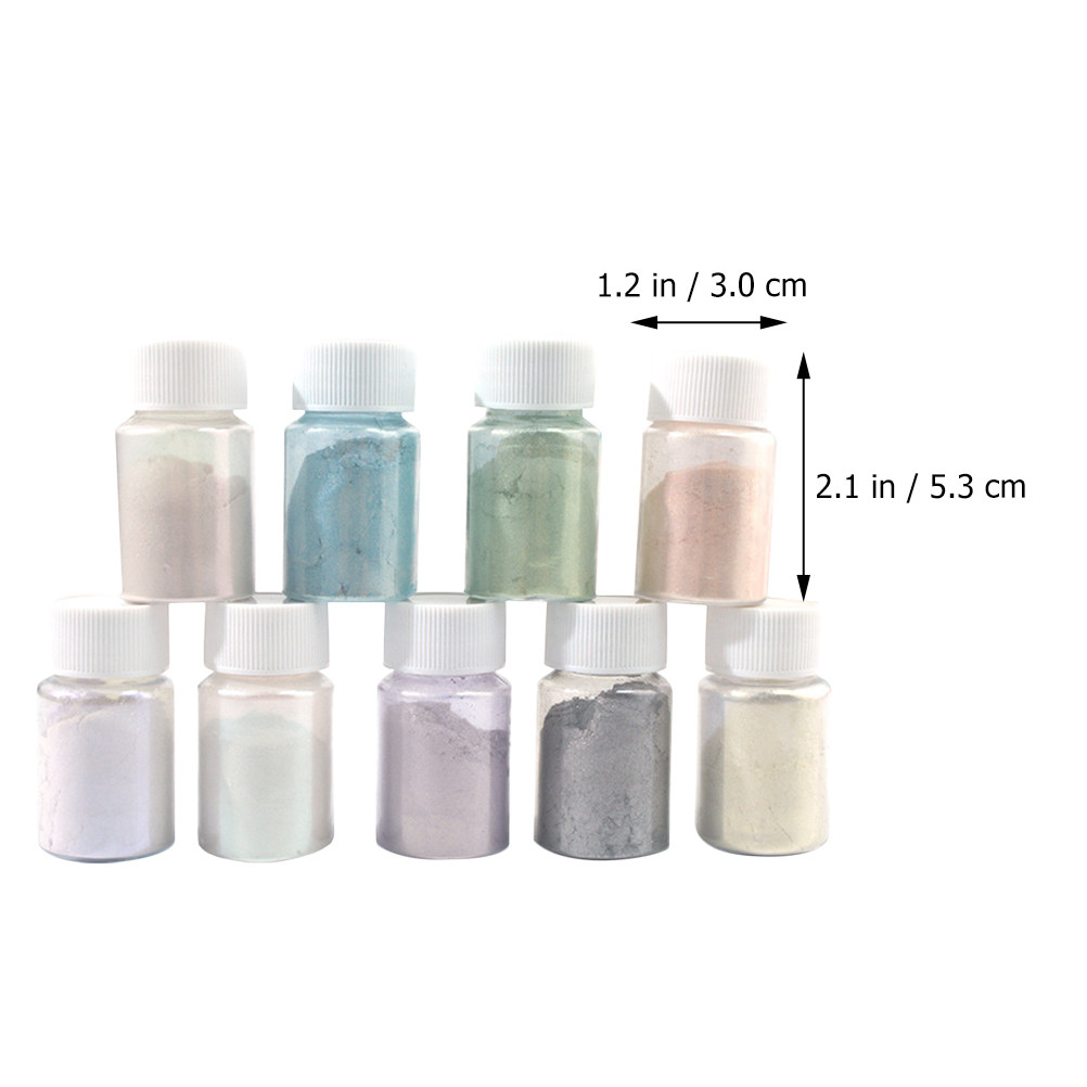Set di 9 Polveri Pigmentate in - Mica Powder Colorant recensione e prezzo