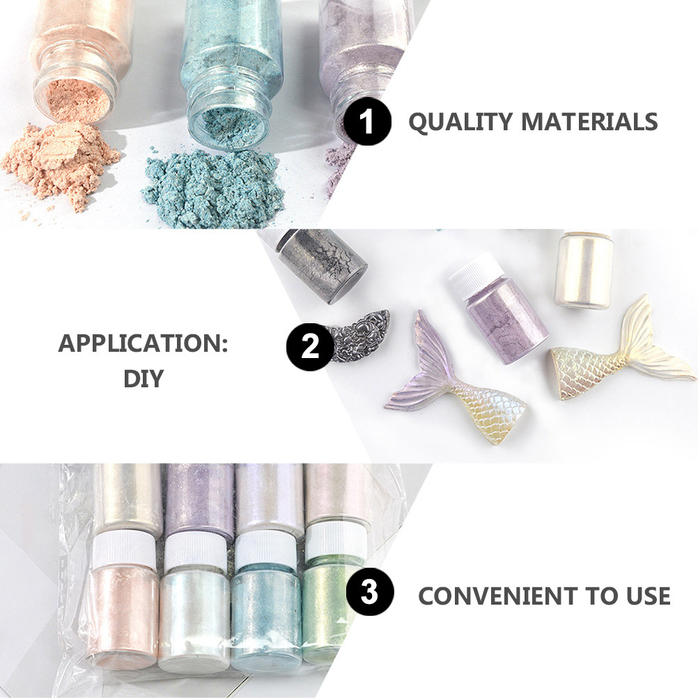 Set di 9 Polveri Pigmentate in - Mica Powder Colorant recensione e prezzo