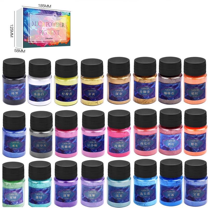 6/24/30 colori resina epossidi - Mica Powder Colorant recensione e prezzo