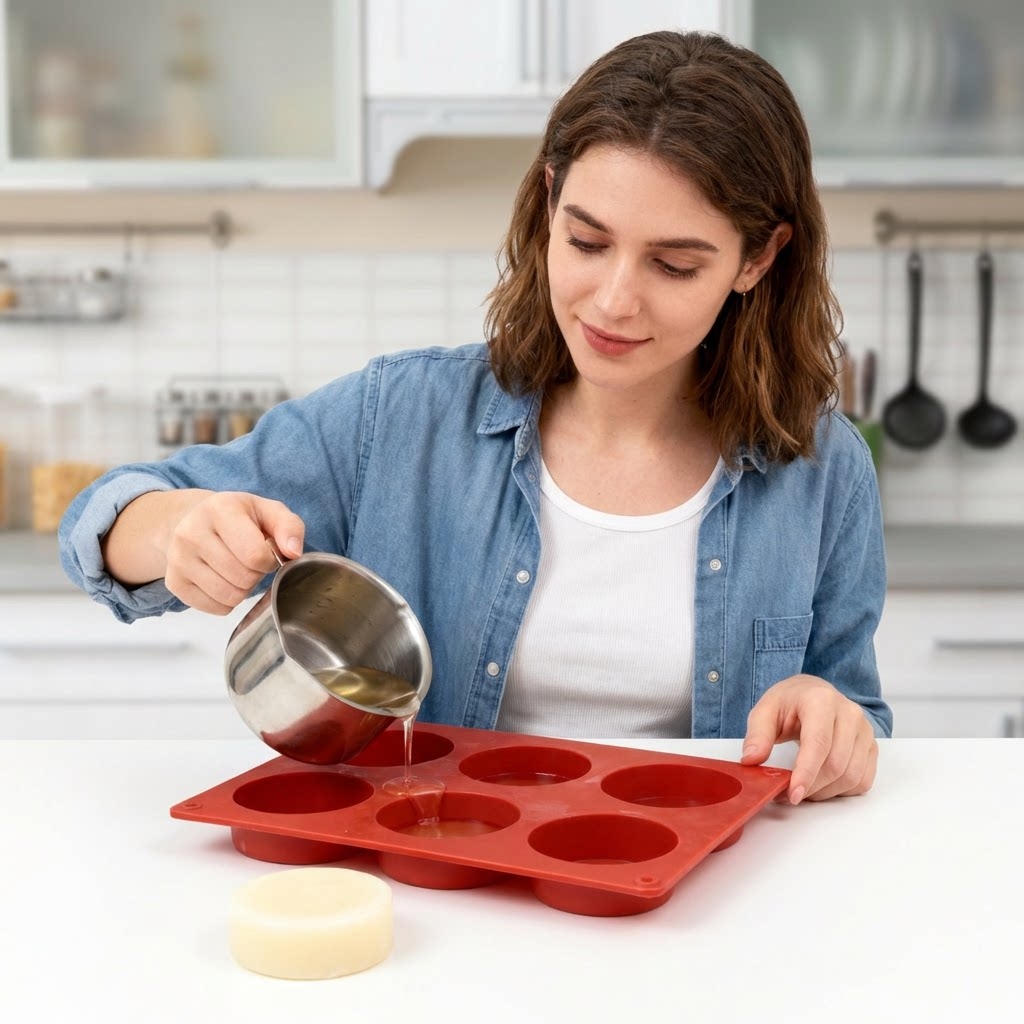 Stampo in Silicone Rotondo per - Soap Making Ideas recensione e prezzo