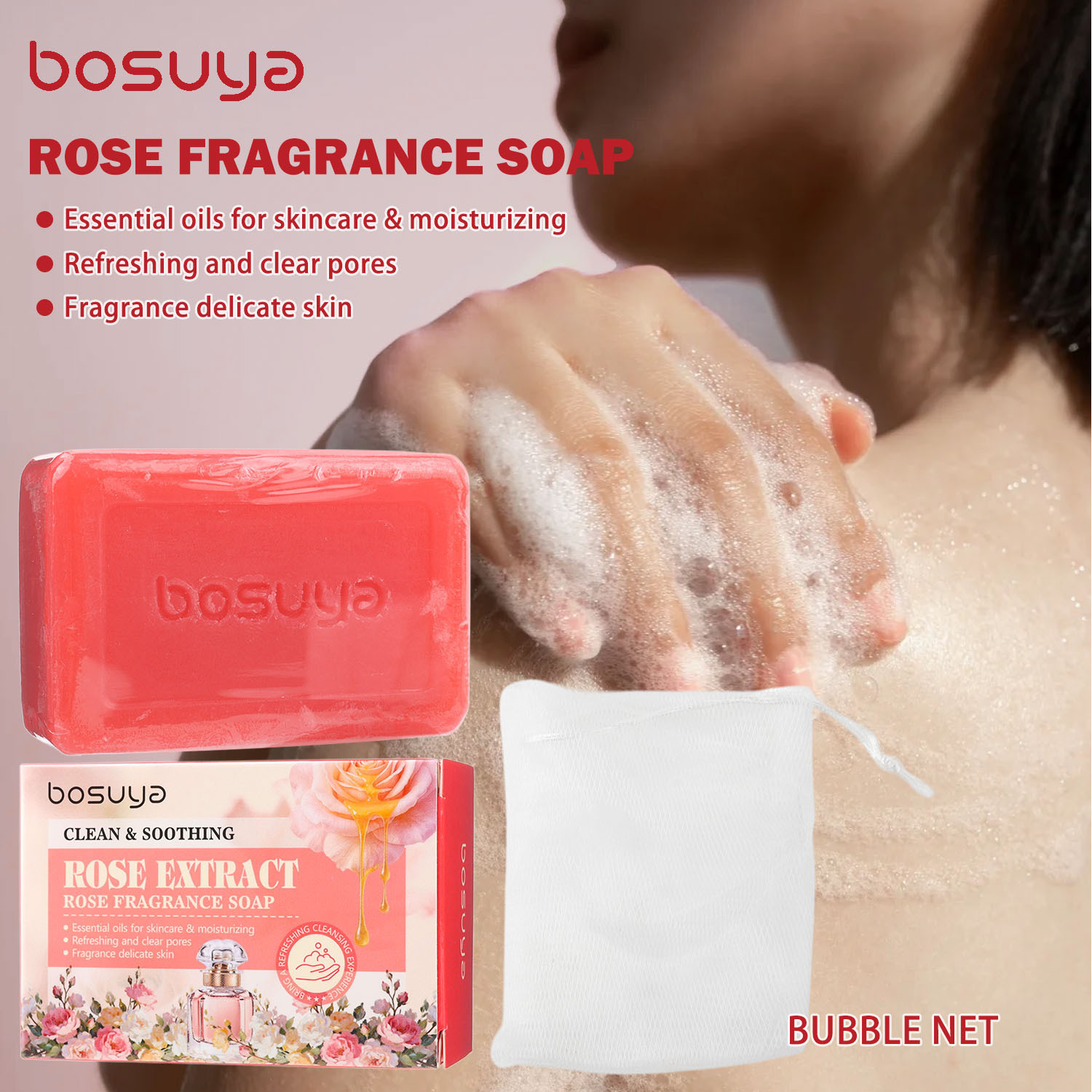 Sapone alla rosa, sapone deter - Essential Oil Soap recensione e prezzo