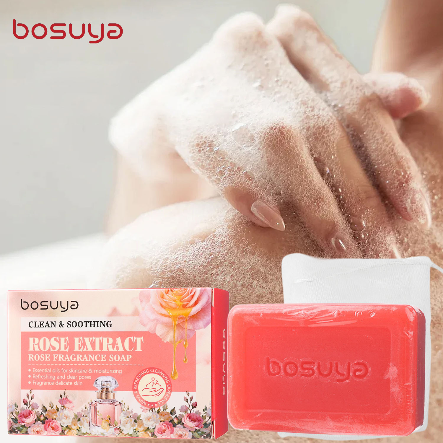 Sapone alla rosa, sapone deter - Essential Oil Soap recensione e prezzo